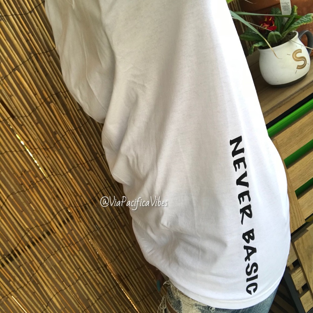 NEVER BASIC - UNDERSTATEMENT STATEMENT TEE